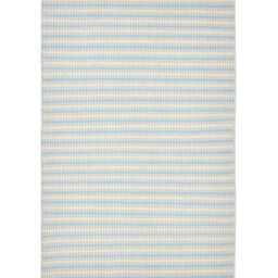 Handmade Light Boue Wool Kilim Rug Modern Minimalist Flatweave Area Rug - thumbnail 2