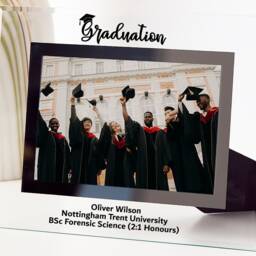 "Graduation Frame Gift, Personalised Photo For Graduate, Graduate Gift For Her Or Him, Son Daughter 6x4"" 7x5" - thumbnail 2