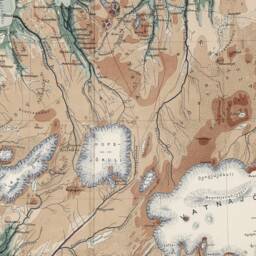 Vintage Iceland Map Art Print Birch Wood Frame, Detailed Canvas - thumbnail 4