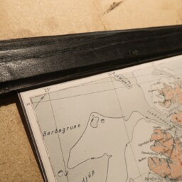 Vintage Iceland Map Art Print Birch Wood Frame, Detailed Canvas - thumbnail 3