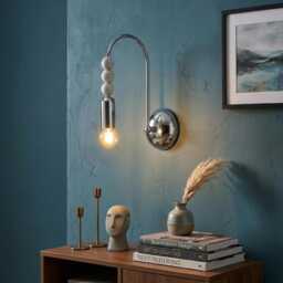Mid Century Style Single Articulated Brass Arm Wall Sconce Light Articulating Wall Light Task - thumbnail 1
