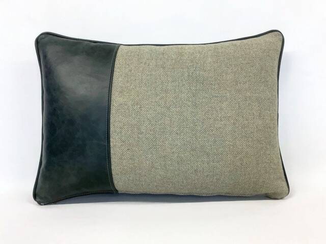 The Leather & Wool Cushion - image 1