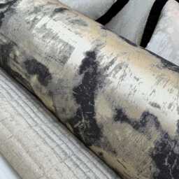 "Black - Metallic Gold Luxury Bolster Cushion Piped Pillow 16""x6" - thumbnail 3