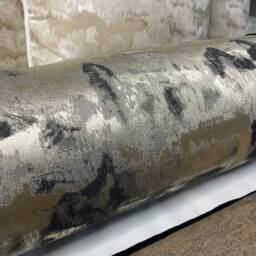 "Black - Metallic Gold Luxury Bolster Cushion Piped 16"" X 6" - thumbnail 3