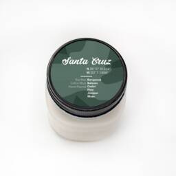 Santa Cruz California Candle, Custom Scented, Hand-Poured Soy Wax, Coastal Farmhouse Style - thumbnail 1