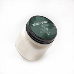 Santa Cruz California Candle, Custom Scented, Hand-Poured Soy Wax, Coastal Farmhouse Style - thumbnail 2