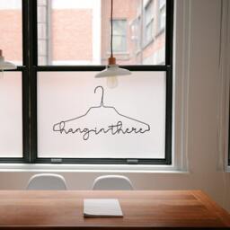Hang in There Pun Vinyl Wall Decal - Motivational Dorm & Home Decor - thumbnail 3