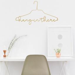 Hang in There Pun Vinyl Wall Decal - Motivational Dorm & Home Decor - thumbnail 2