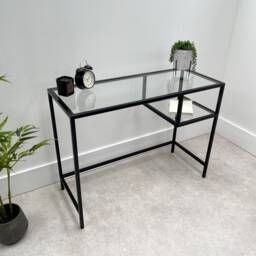 Glass Metal Office Desk - thumbnail 2