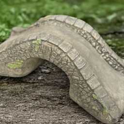 Concrete Bridge Statue Stone Sculpture Outdoor Figurine Modern Decoration Cement Landscape Ornament Handmade Bridle Art - thumbnail 2