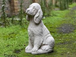 Concrete Spaniel Dog Statue Memorial Cocker Spaniel Custom Figurine Unique Animal Gift For Pet Lovers Dog Decor - thumbnail 1