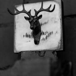 Deer Key Holder Wooden Wall Organizer, Forest Decor, Rustic Entryway Rack, Pine Wood Hanger, Nature Home Decor Gift - thumbnail 2