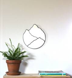 Mountain Mirror Handmade Range Wall Organic Mtn Cascades Blue Ridge Great Smoky Mountains Appalachian Smokies - thumbnail 1