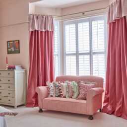 Handmade Herringbone Cotton Flop Over Curtains - Made To Measure - thumbnail 4