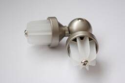 Bay Window Antique Silver Curtain Pole Connector - Pack Of 1