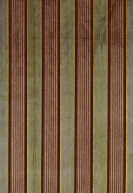 Lynton Velvet Stripe in Black Plum, Aegean, Or Harvest-One Pillow - image 1