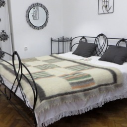Hand Woven Wool Blanket Twin Bedspread, Sofa Throw, Hutsul Lizhnyk - thumbnail 3