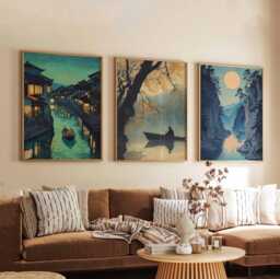 Set Of 3 Trang Posters, Vietnam Travel Prints, Wall Art Set, Decor Photography Prints - thumbnail 1