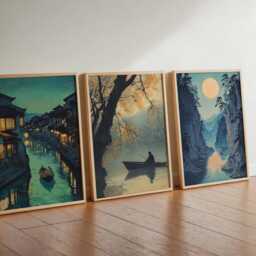 Set Of 3 Trang Posters, Vietnam Travel Prints, Wall Art Set, Decor Photography Prints - thumbnail 2