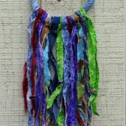 Dream Catcher, Dreamcatcher Denim, Wall Hanging Boho, Southwestern Art, Tribal Home Decor, Fabric Talisman, Spiritual Art Dc11 - thumbnail 3