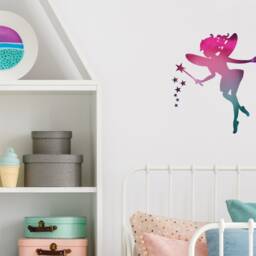 Fairy Silhouette Wall Stickers, Wall Stickers, Decal, Decor, Art, Decoration - thumbnail 2