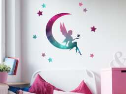 Fairy Silhouette Wall Stickers, Wall Stickers, Decal, Decor, Art, Decoration