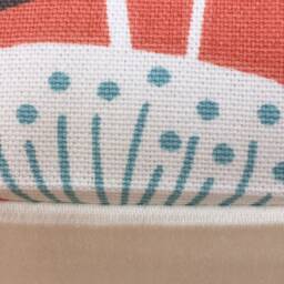 "2 X Fryetts Bergen Burnt Orange Scandinavian Cushion Covers 16"" 18"" 20"" 22"" 24" - thumbnail 3