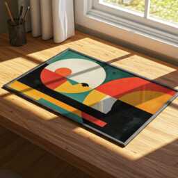 Bauhaus Art Print Retro Geometric Wall Decor - Mid-Century Modern - thumbnail 3