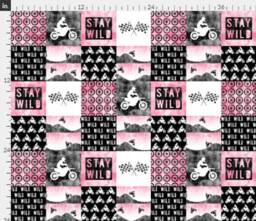 Dirt Bike Baby Blanket-Motocross Personalized Minky Blanket-Motorcross Blanket-Motocycle Boy Girl Blanket Nursery - thumbnail 3