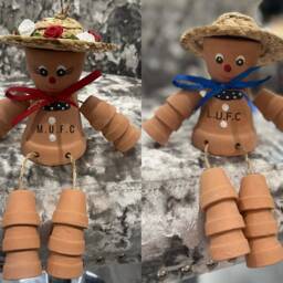 Football Flowerpot People, Personalised Garden Gift, Lover Outdoor Ornament, Team Gifts For Mum Dad Coach - thumbnail 3