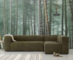 Misty Forest Wall Mural, Landscape Wallpaper, Mountain D??cor, Nursery & Room Art