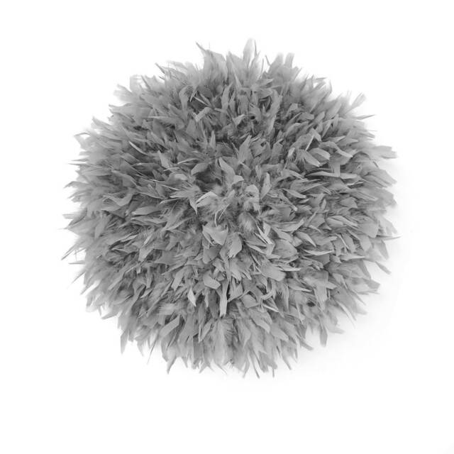 Gray Juju Hat, Feather Wall Decor, Wall Decor Natural Jujuhat, Juju Hats, Feathers - Juju - image 1