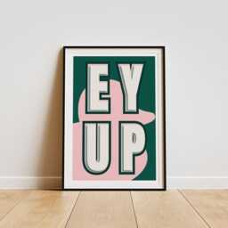 Ey Up Duck 03 Poster Northern-Inspired Quote Poster, Charming Wall Art, Bold Home Decor, Yorkshire Print, Living Room Cool Prints - thumbnail 2