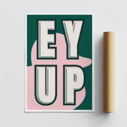 Ey Up Duck 03 Poster Northern-Inspired Quote Poster, Charming Wall Art, Bold Home Decor, Yorkshire Print, Living Room Cool Prints - thumbnail 3