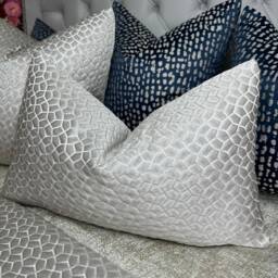"Lumbar Pillow Cover, Luxury Cushion Scatter Cover 12""x20" - thumbnail 1