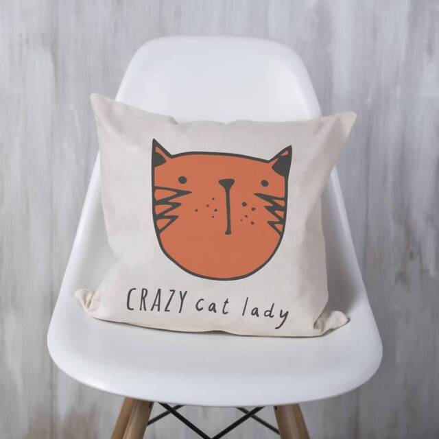 Crazy Cat Lady - Cushion Pillow - image 1
