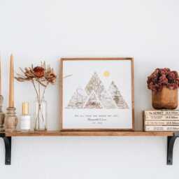 Travel Theme Nursery Decor, Baby Shower Gifts - Wall Art Prints Boy Mountain Decor Gift - thumbnail 4