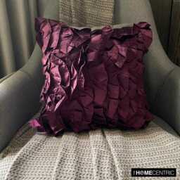 "Designer Ruffles Toss Pillows 16""x16" - thumbnail 3