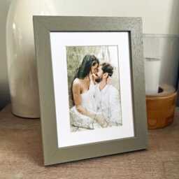 Printed & Framed Photo Handmade Taupe Colour Picture Frame. Custom Made. Printing. Gift. Home. Wall Decor. Keepsake - thumbnail 4