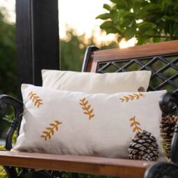 Decorative Pillowcase, Linen Cushion Cover, Handmade, Woodblock Print Pillowcases, Room Decor, Gift For Home Decor Pillowcase - thumbnail 3