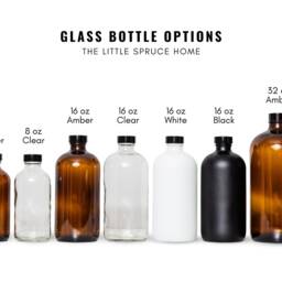 Glass Soap Dispenser Bottle, Metal Pump, Custom Label, Hand Dish Soap, Refillable, Set, Minimalist, Housewarming Gift - thumbnail 4
