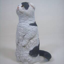 Scottishfold Cat Figurine No.2(Please Accept My Confession - thumbnail 3