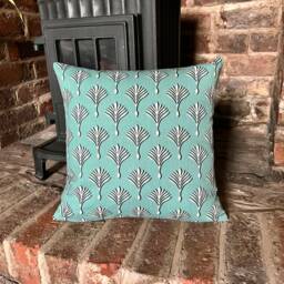 1235. Zion Spa Teal 100% Cotton Cushion Cover Various Sizes