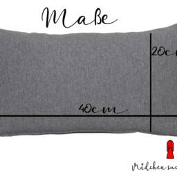 Treasure Substitute Pillow - Decorative With Saying Gift For Loved One Anthracite Heart 20x40 - thumbnail 3