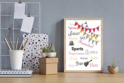 Homeschool, High School, Digital Download, Wall Art - thumbnail 1