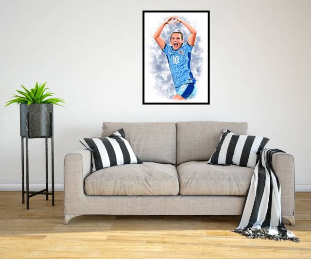 Ella Toone England - 2023/24 Digital Art Print - On Foamex Board Or Photo Paper - image 1