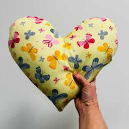 2 Pillow Set Mastectomy Lumpectomy Surgery Recovery Post Chest Heart Cushion Gift Double - thumbnail 2