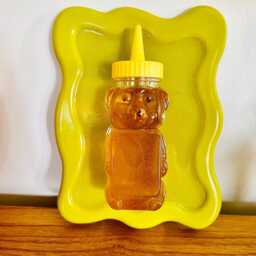 Honey Bear Wall Hanging/Dopamine Decor/ Maximalist Fake Food/ Food Pop Art/ Sculpture/ Funky Decor/Kitchen Decor - thumbnail 4