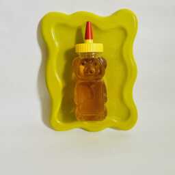 Honey Bear Wall Hanging/Dopamine Decor/ Maximalist Fake Food/ Food Pop Art/ Sculpture/ Funky Decor/Kitchen Decor - thumbnail 2