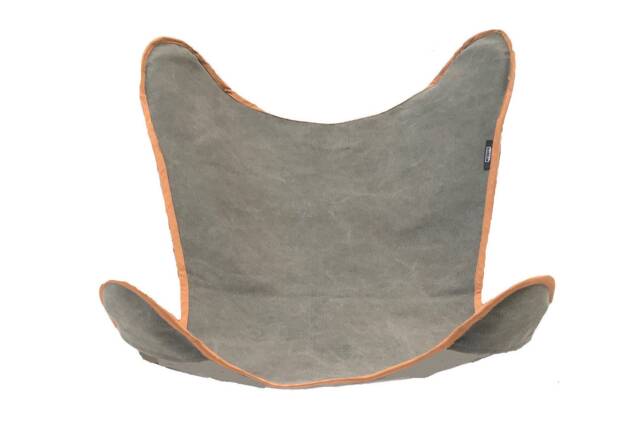 Custom Handmade Butterfly Chair Cover - 100% Cotton Canvas, Personalized Slipcover With Choice Of Trim - image 1